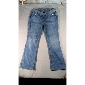 LOFT Ann Taylor Curvy Boot Jeans Women’s Size 12 Bootcut Stretch Denim